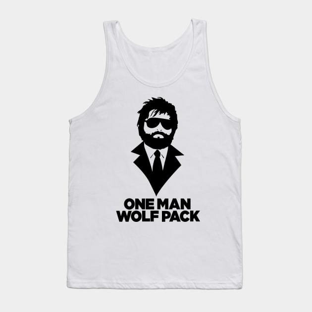 One Man WolfPack Tank Top by methaneart